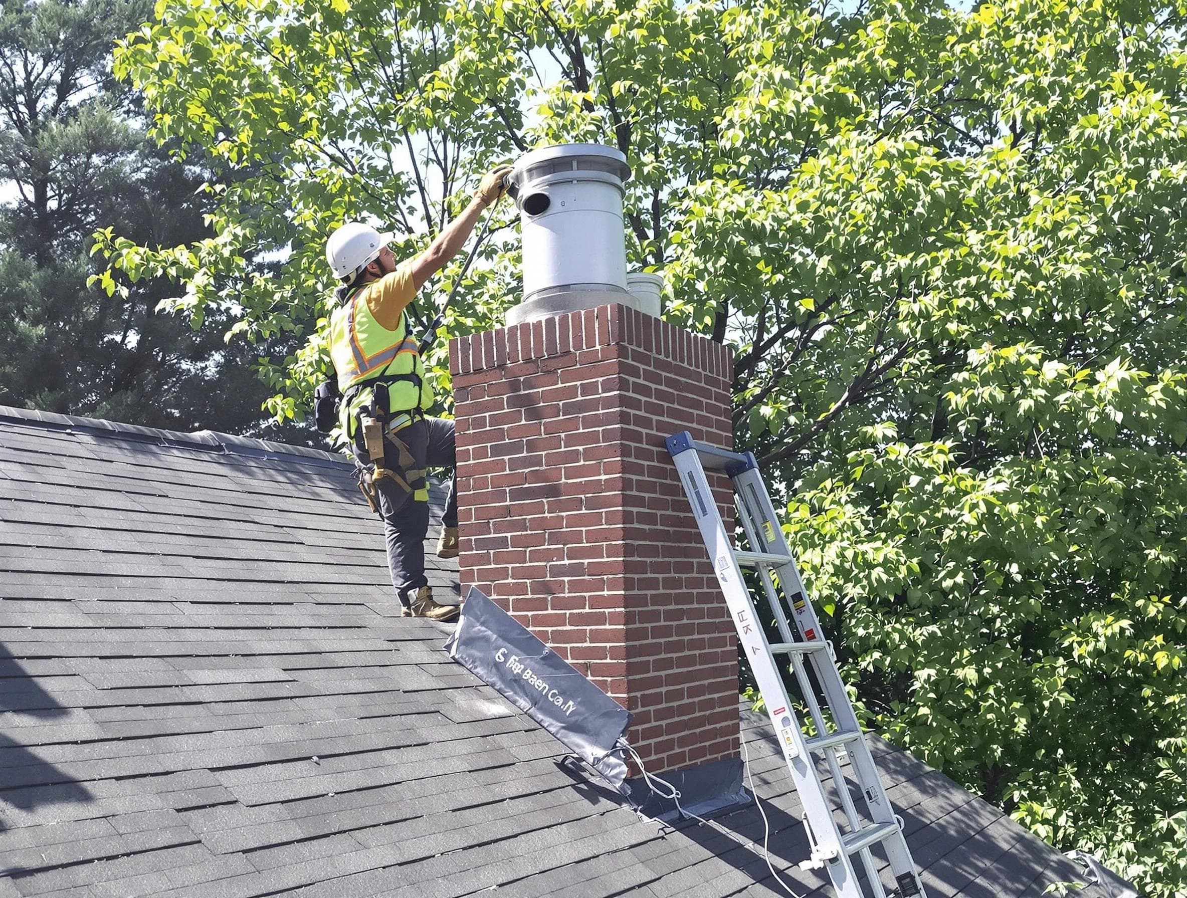 Chimney liner inspection by Lawrenceville Chimney Sweep in Lawrenceville, GA