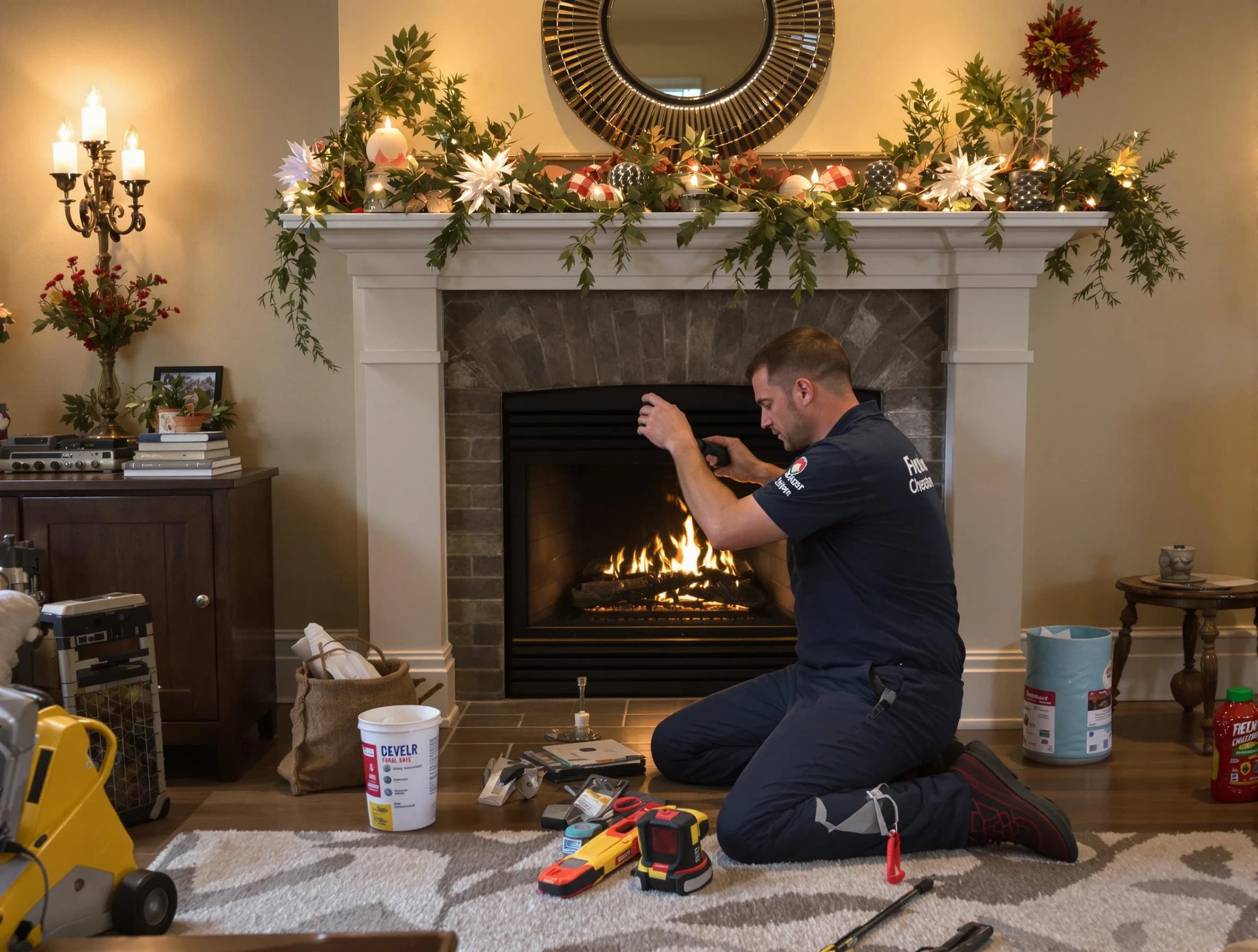 Lawrenceville Chimney Sweep offering fireplace maintenance services in Lawrenceville, GA