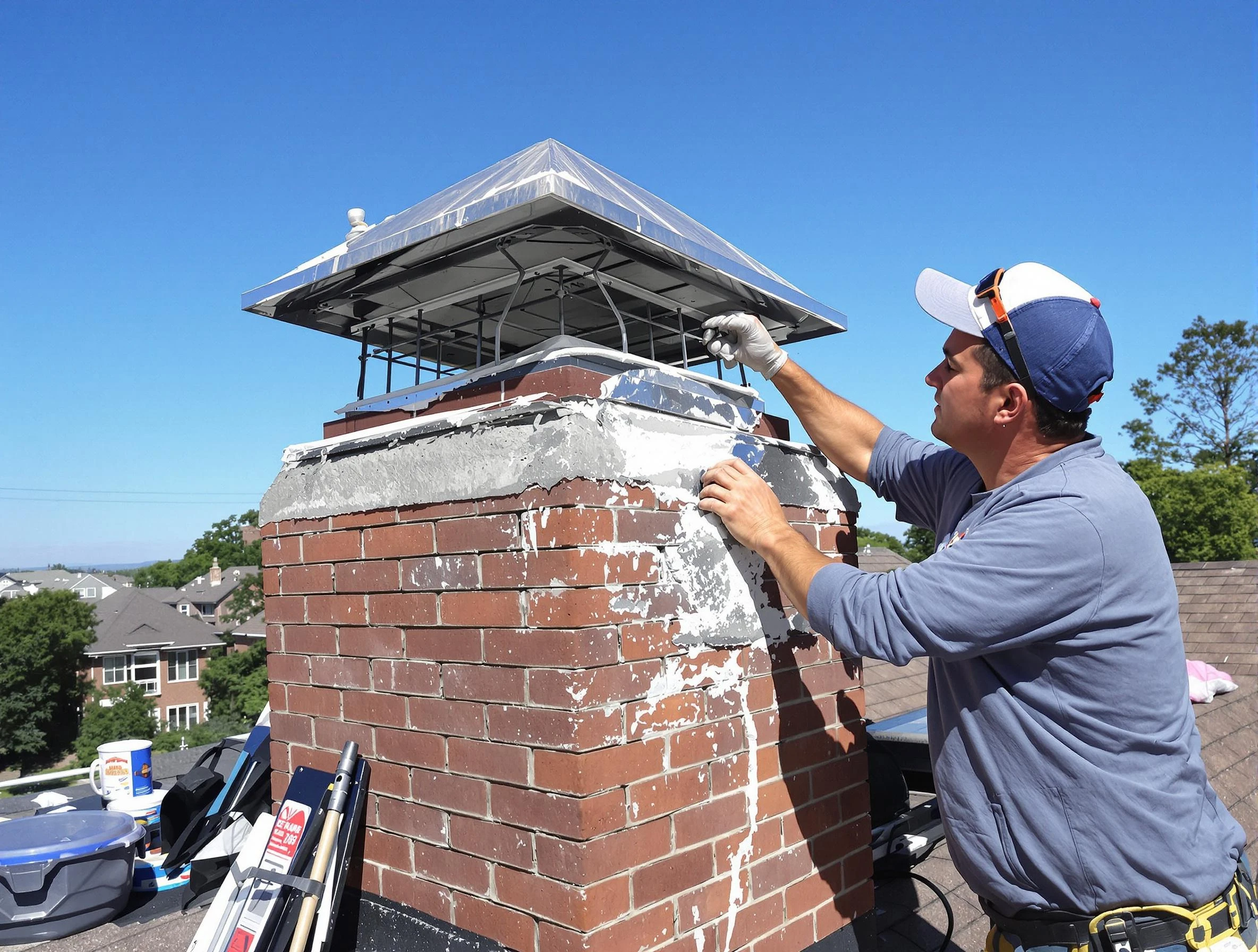 Chimney Crown Services service in Lawrenceville, GA