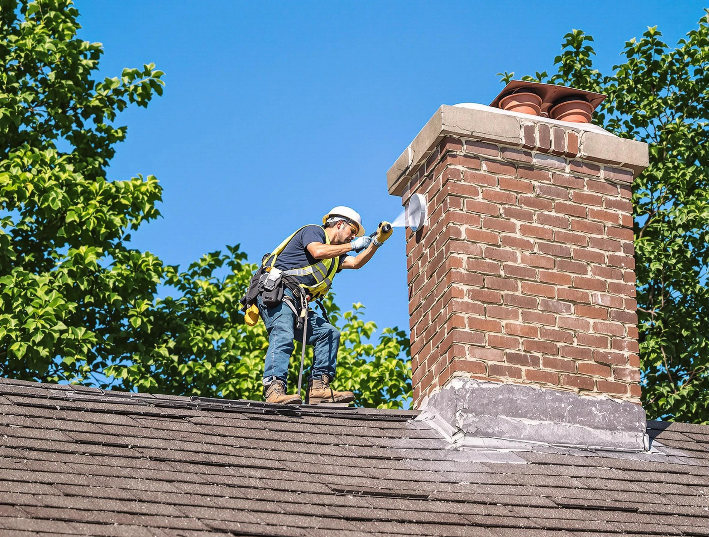 Lawrenceville Chimney Sweep performing an inspection with advanced tools in Lawrenceville, GA
