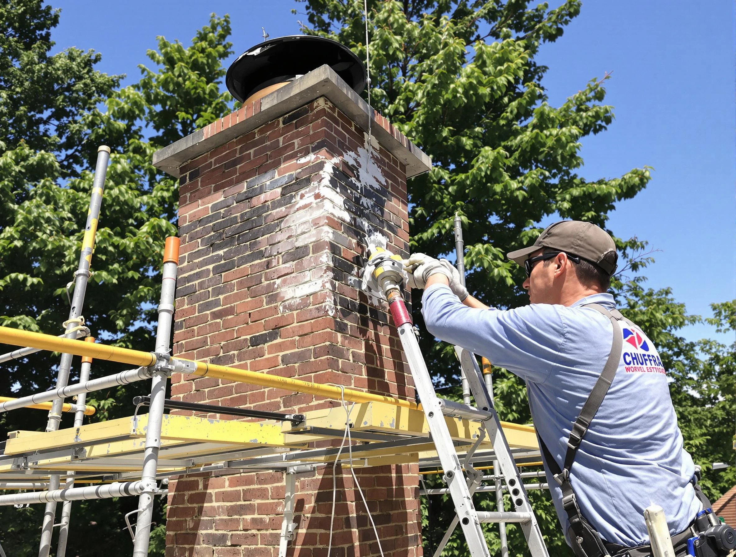 Structural chimney repair by Lawrenceville Chimney Sweep in Lawrenceville, GA